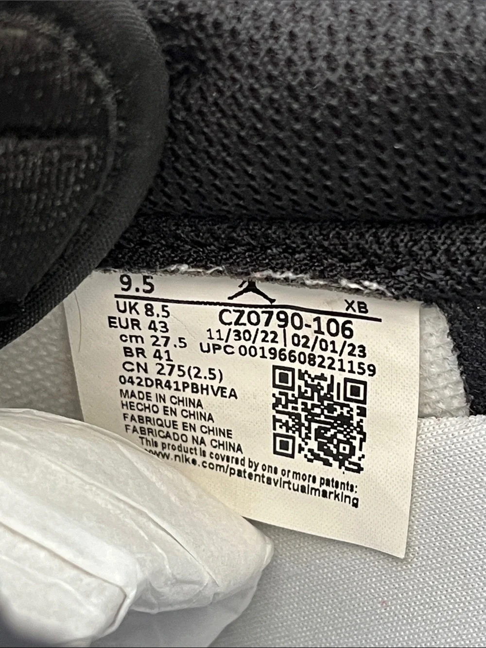 Nike Air Jordan 1 Retro Low OG “Black Toe”